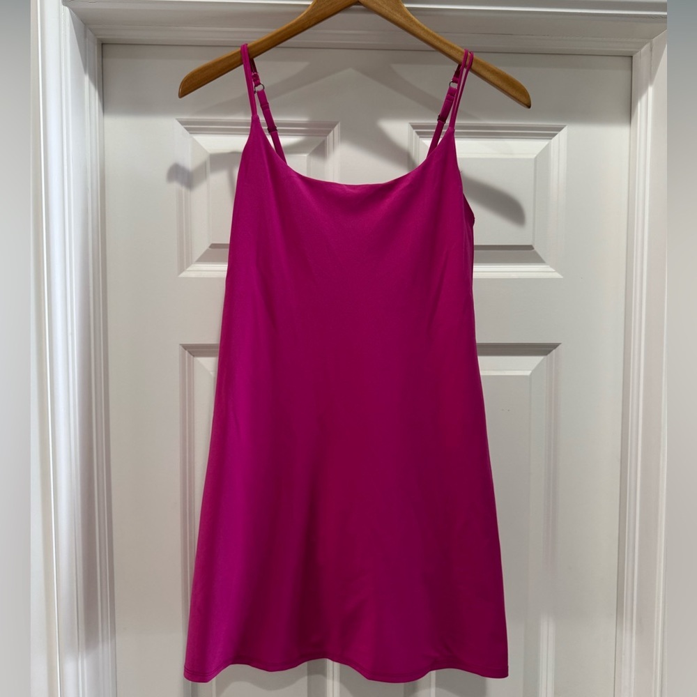 Abercrombie & Fitch Hot Pink Mini Slip Dress